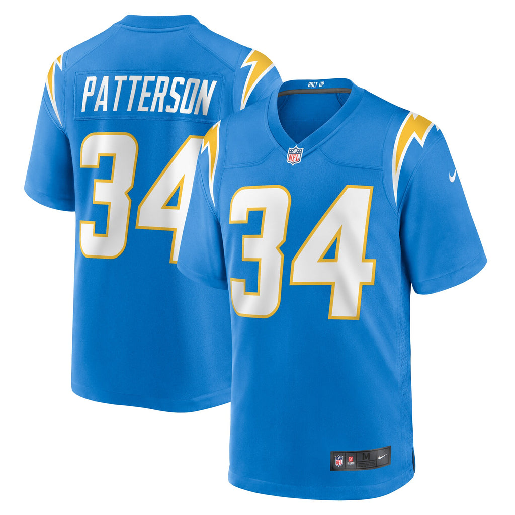 Jaret Patterson Los Angeles Chargers Team Game Jersey - ?Powder Blue