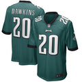 Brian Dawkins Philadelphia Eagles Game Retired Player Jersey - Midnight Green