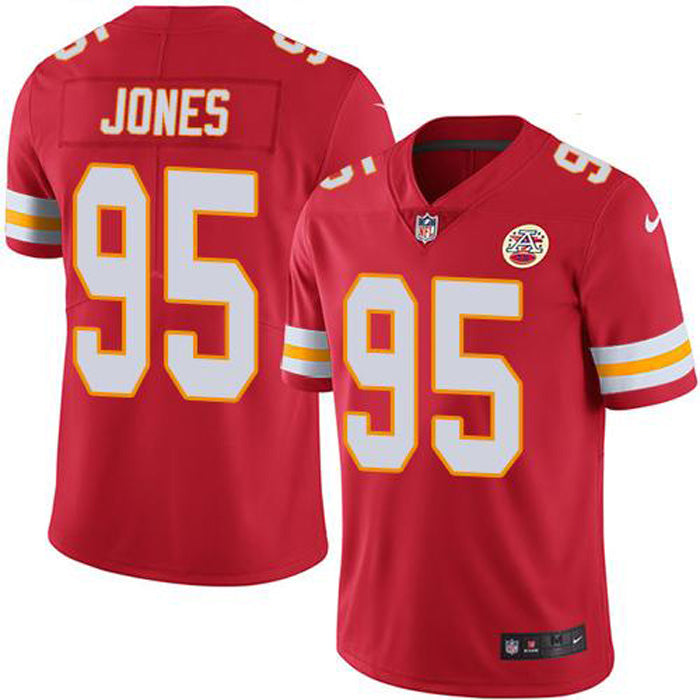 Men's Kansas City Chiefs Chris Jones Vapor Jersey - Red