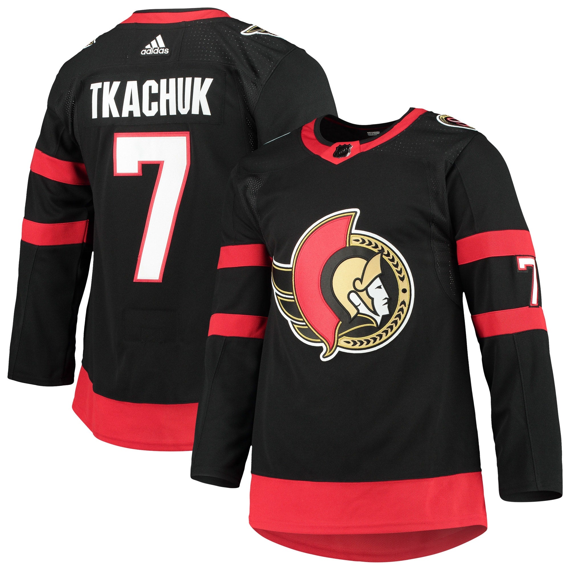 Brady Tkachuk Ottawa Senators Home Primegreen Authentic Pro Player Jersey - Black