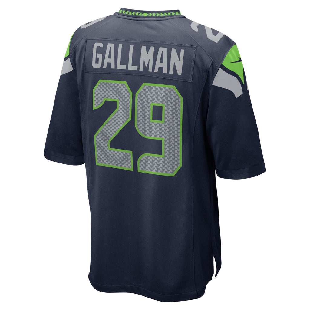 Wayne Gallman Seattle Seahawks Home Game Player Jersey - College Navy