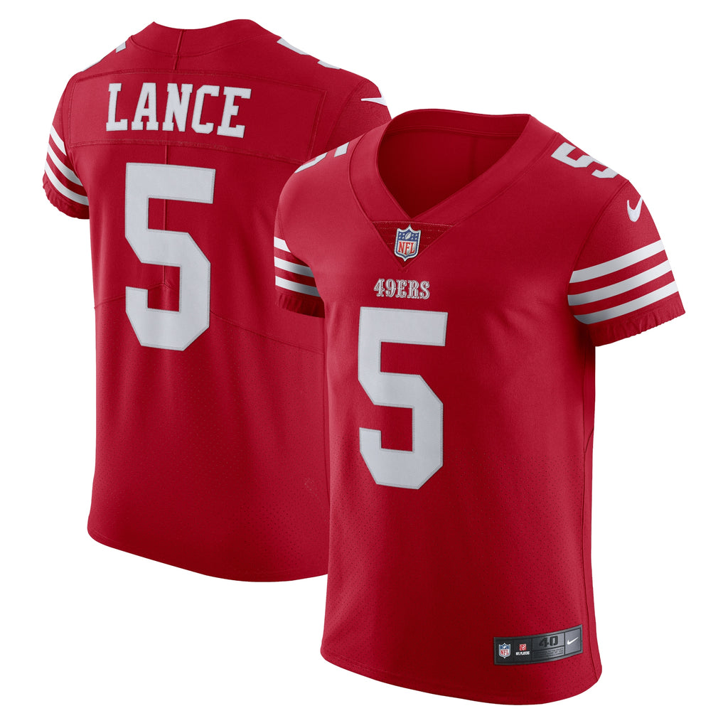 Trey Lance San Francisco 49ers Vapor Elite Jersey - Scarlet