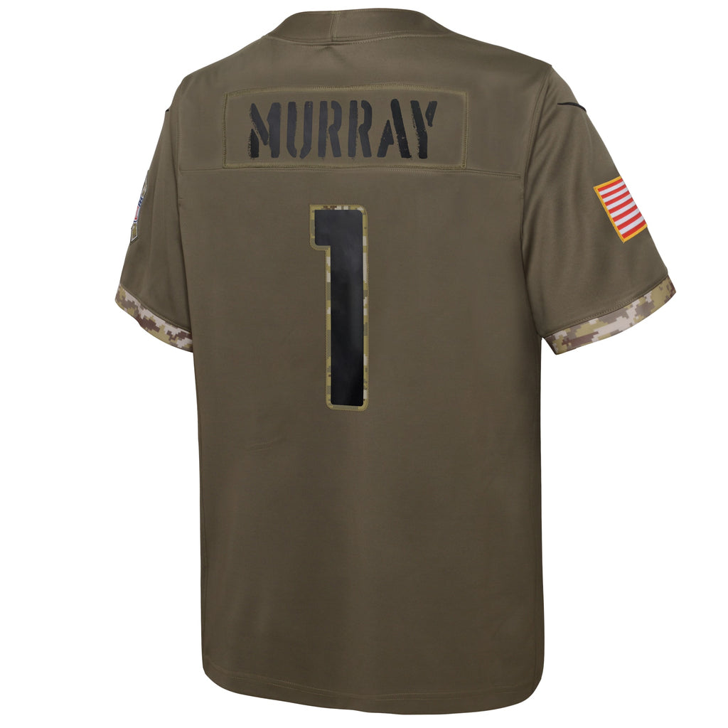 Kyler Murray Arizona Cardinals Youth 2022 Salute To Service Player Limited Jersey - Olive
