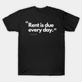 Rent Is Due - Jalen Hurts (Philadelphia Eagles) T-Shirt