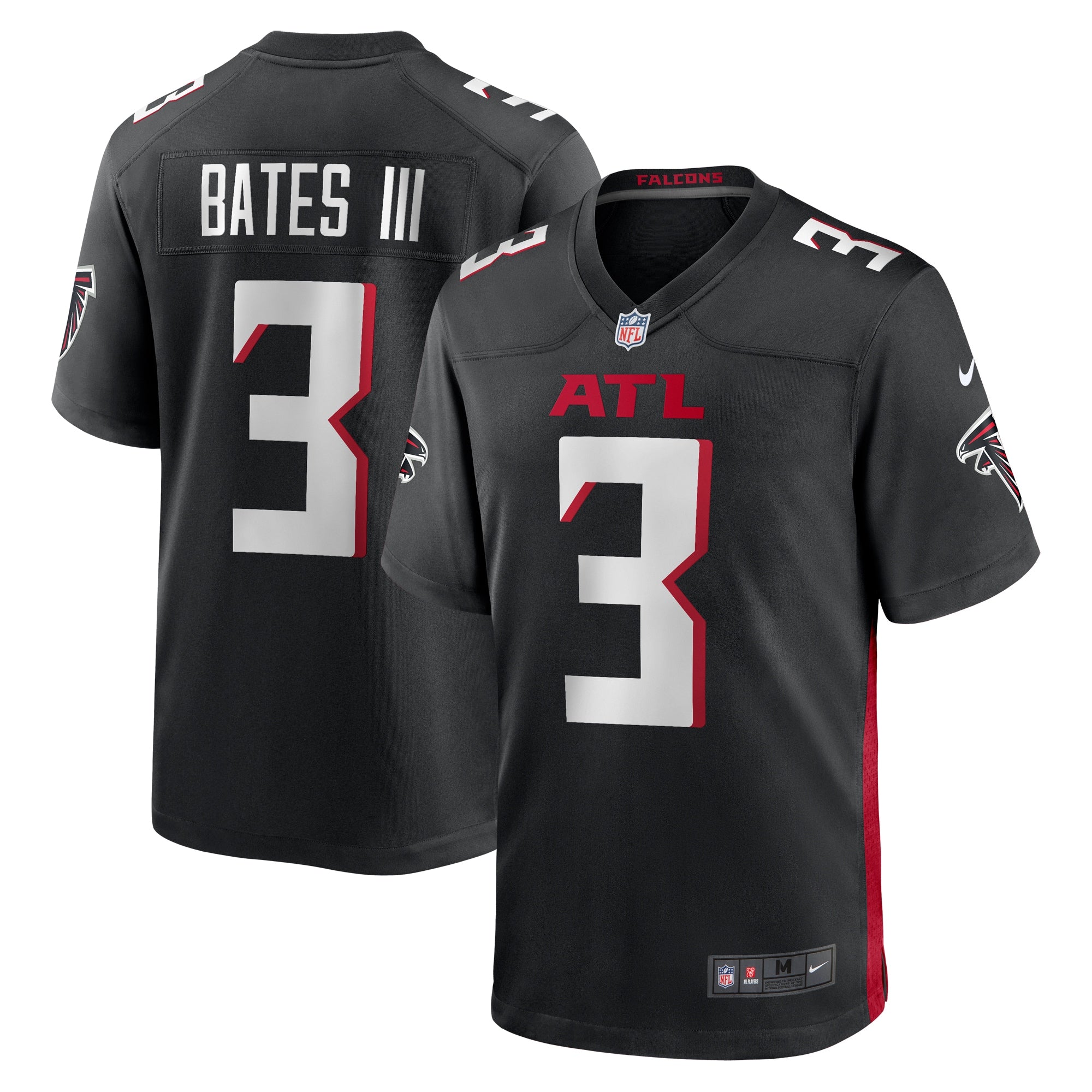 Jessie Bates III Atlanta Falcons Game Player Jersey - Black