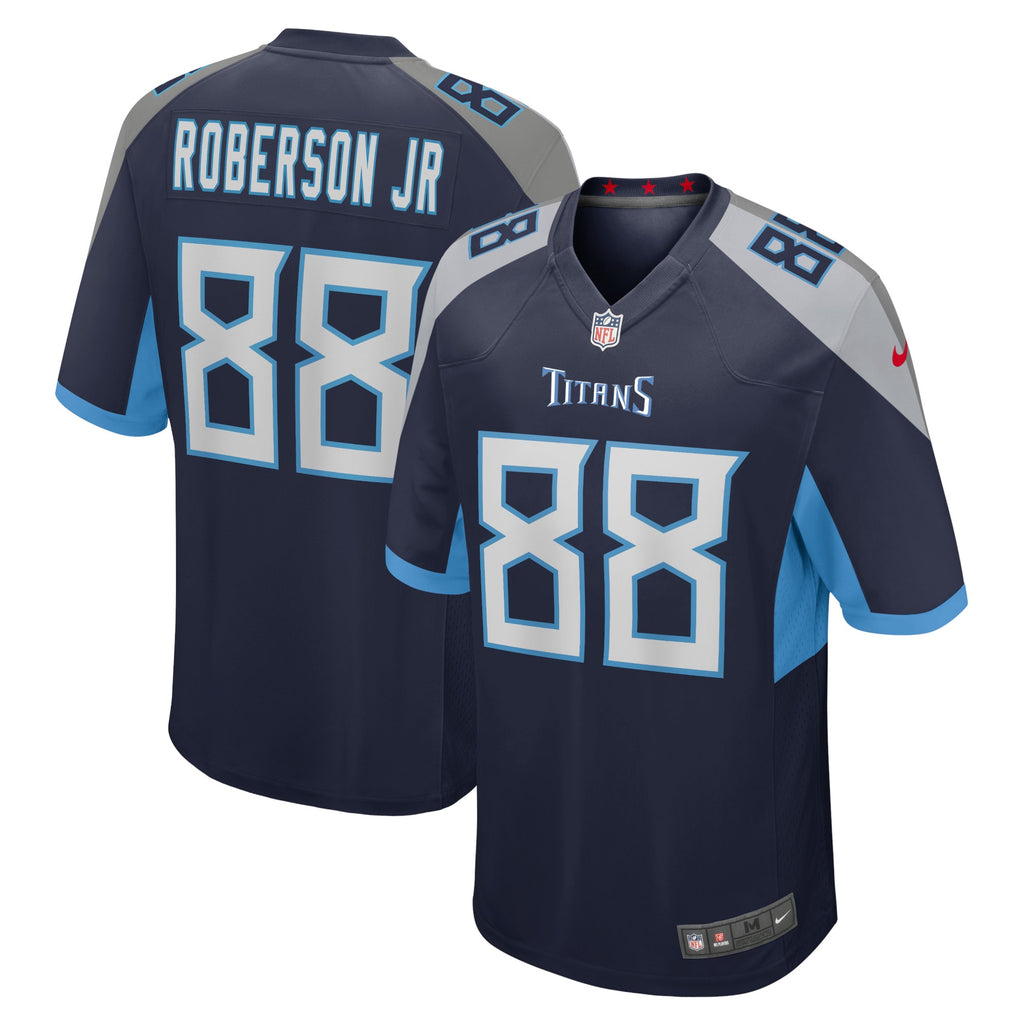Reggie Roberson Jr. Tennessee Titans Home Game Player Jersey - Navy