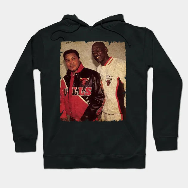 Muhammad Ali With Michael Jordan Hoodie