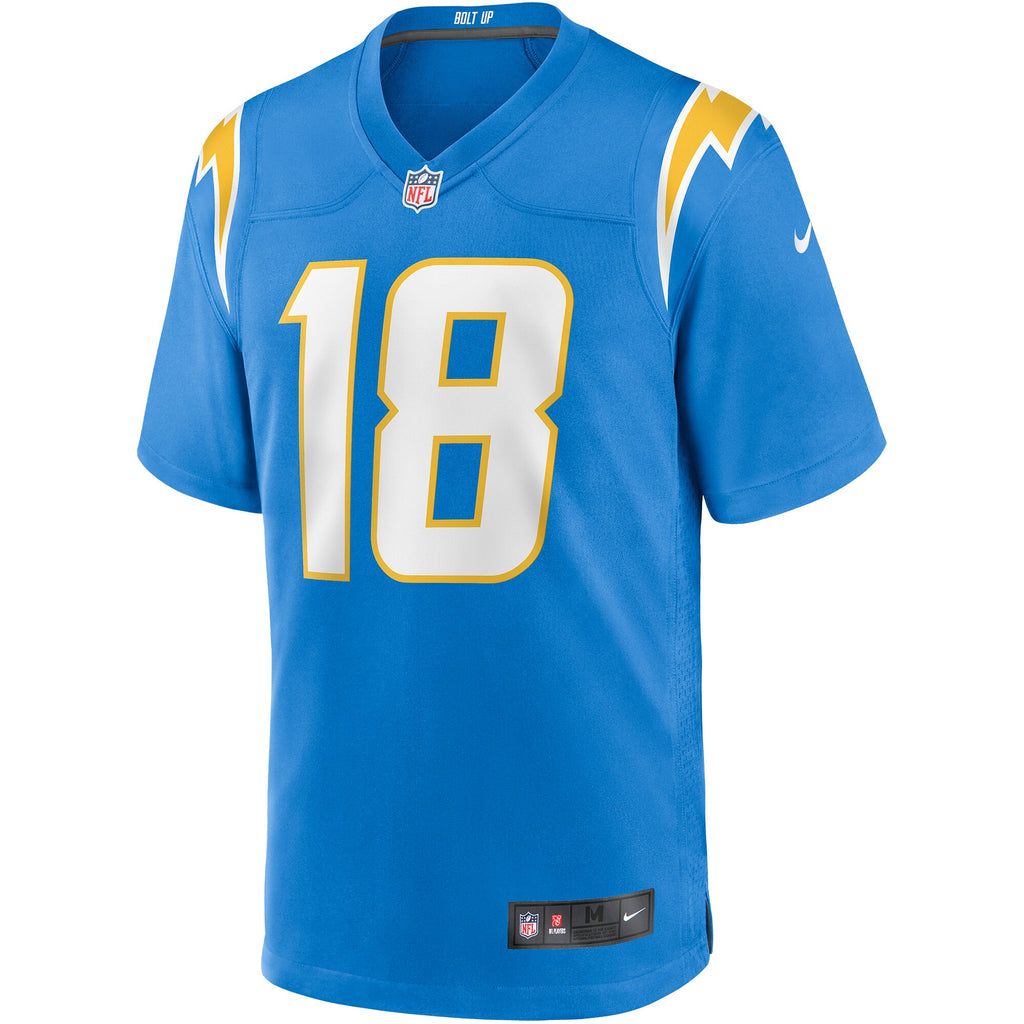 Charlie Joiner Los Angeles Chargers Game Retired Player Jersey - Powder Blue