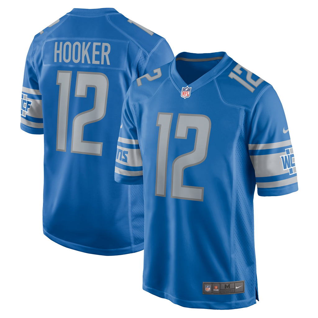 Hendon Hooker Detroit Lions 2023 NFL Draft Pick Game Jersey - Blue