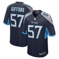 Luke Gifford Tennessee Titans Game Player Jersey - Navy