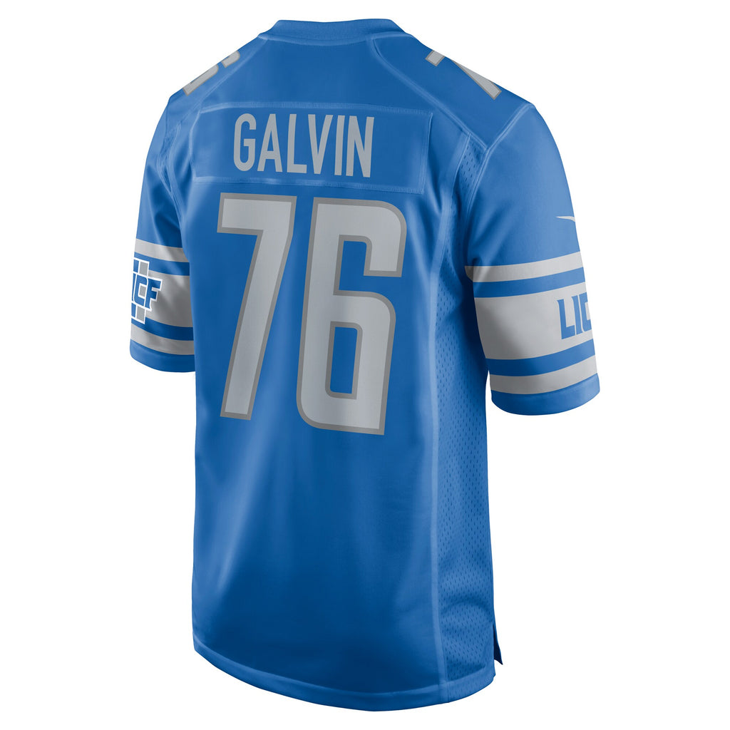 Connor Galvin Detroit Lions Team Game Jersey - ?Blue