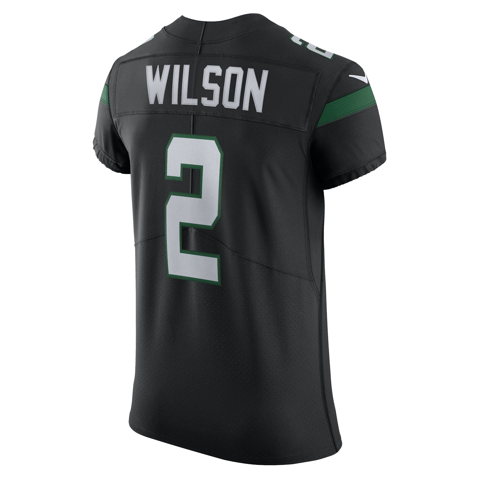 Zach Wilson New York Jets Vapor Elite Jersey - Stealth Black