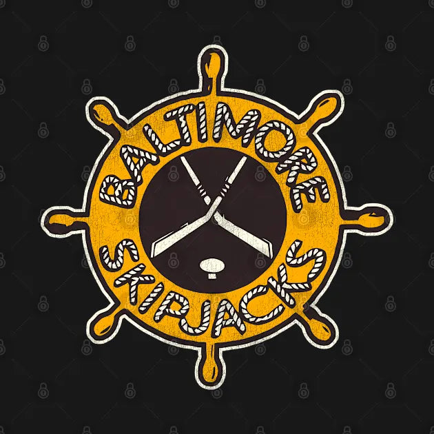 Defunct Baltimore Skipjacks Hockey Team T-Shirt