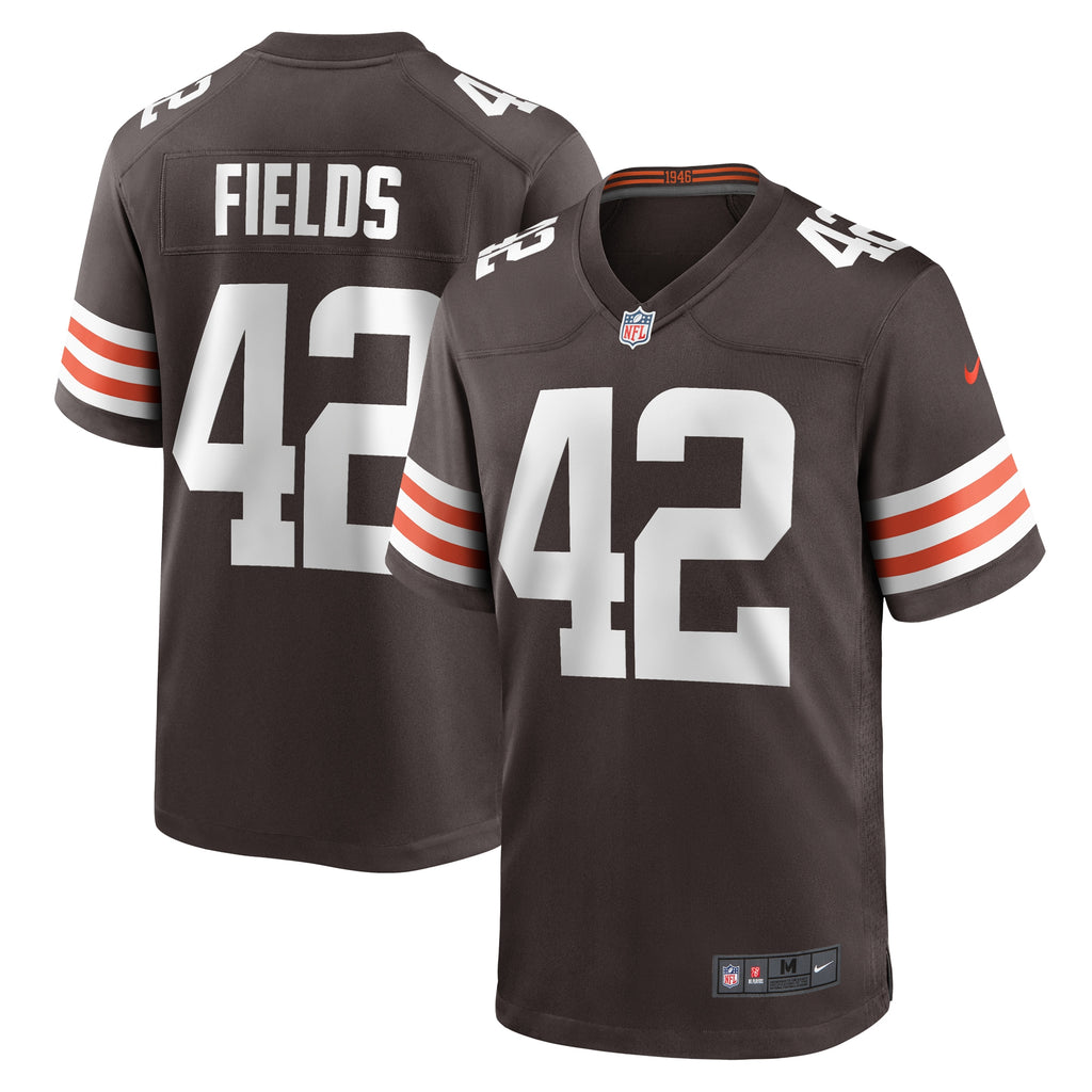 Tony Fields II Cleveland Browns Team Game Jersey - ?Brown