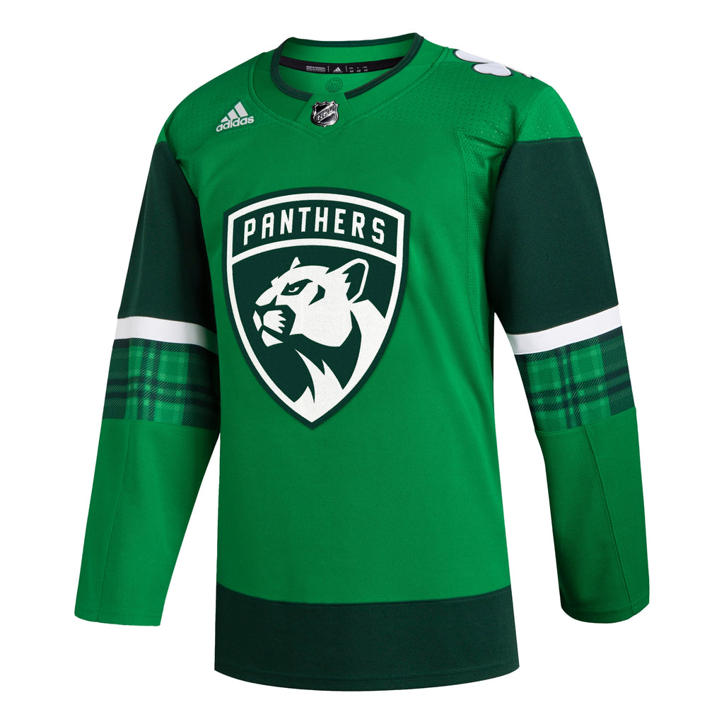Florida Panthers 2023 St. Patrick's Day Primegreen Authentic Jersey - Kelly Green