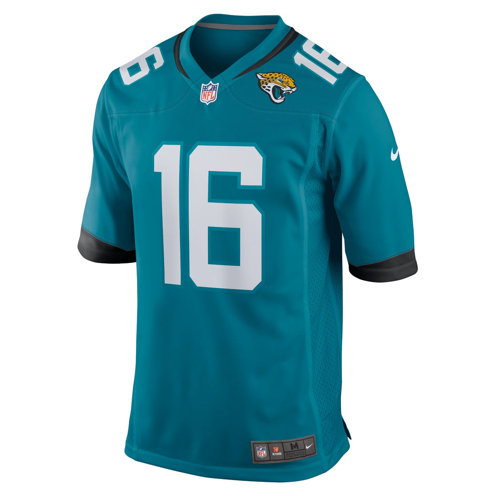 Trevor Lawrence Jacksonville Jaguars Home Game Jersey - Teal