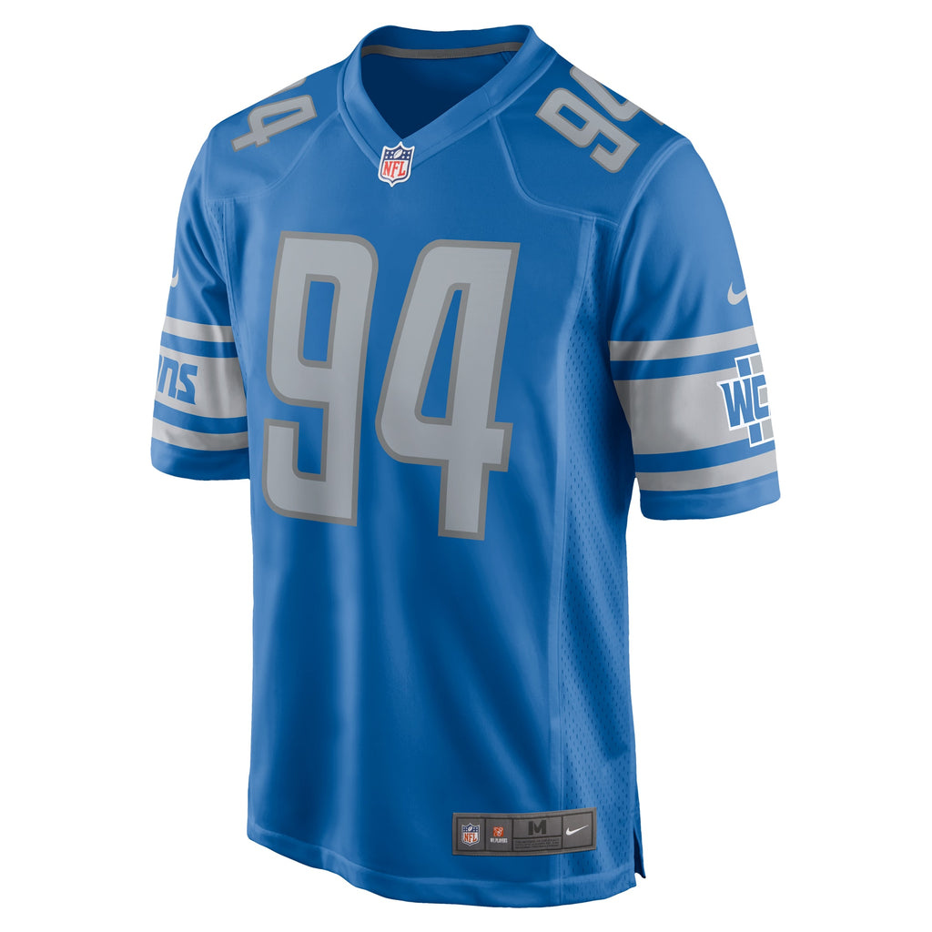 Benito Jones Detroit Lions Home Game Player Jersey - Blue