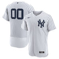 New York Yankees Home Authentic Custom Jersey - White