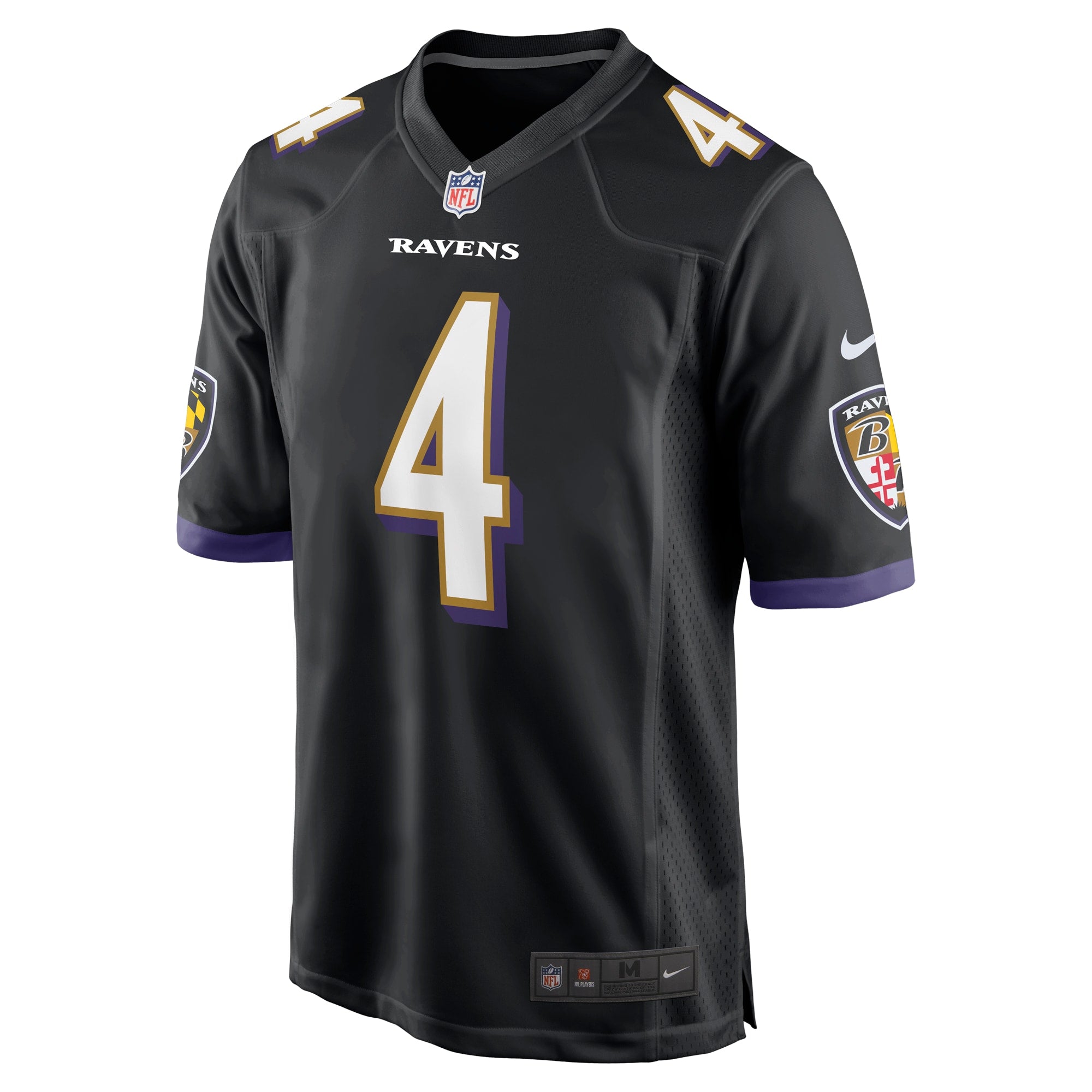 Zay Flowers Baltimore Ravens Team Game Jersey - Black