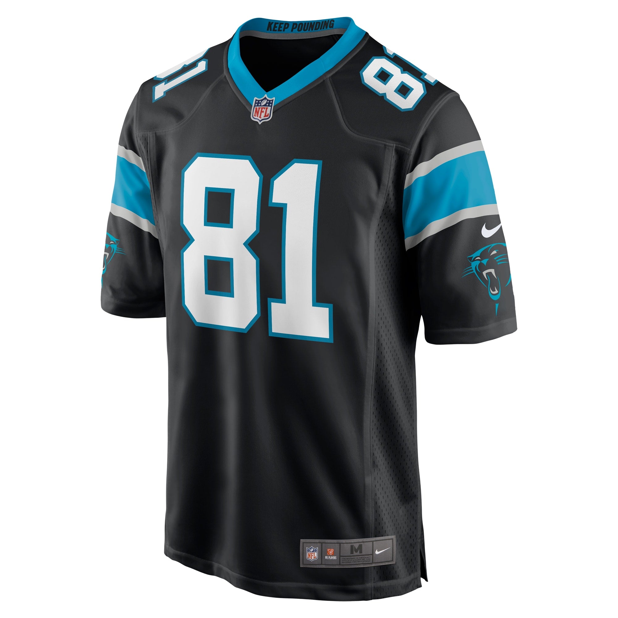Hayden Hurst Carolina Panthers Game Player Jersey - Black