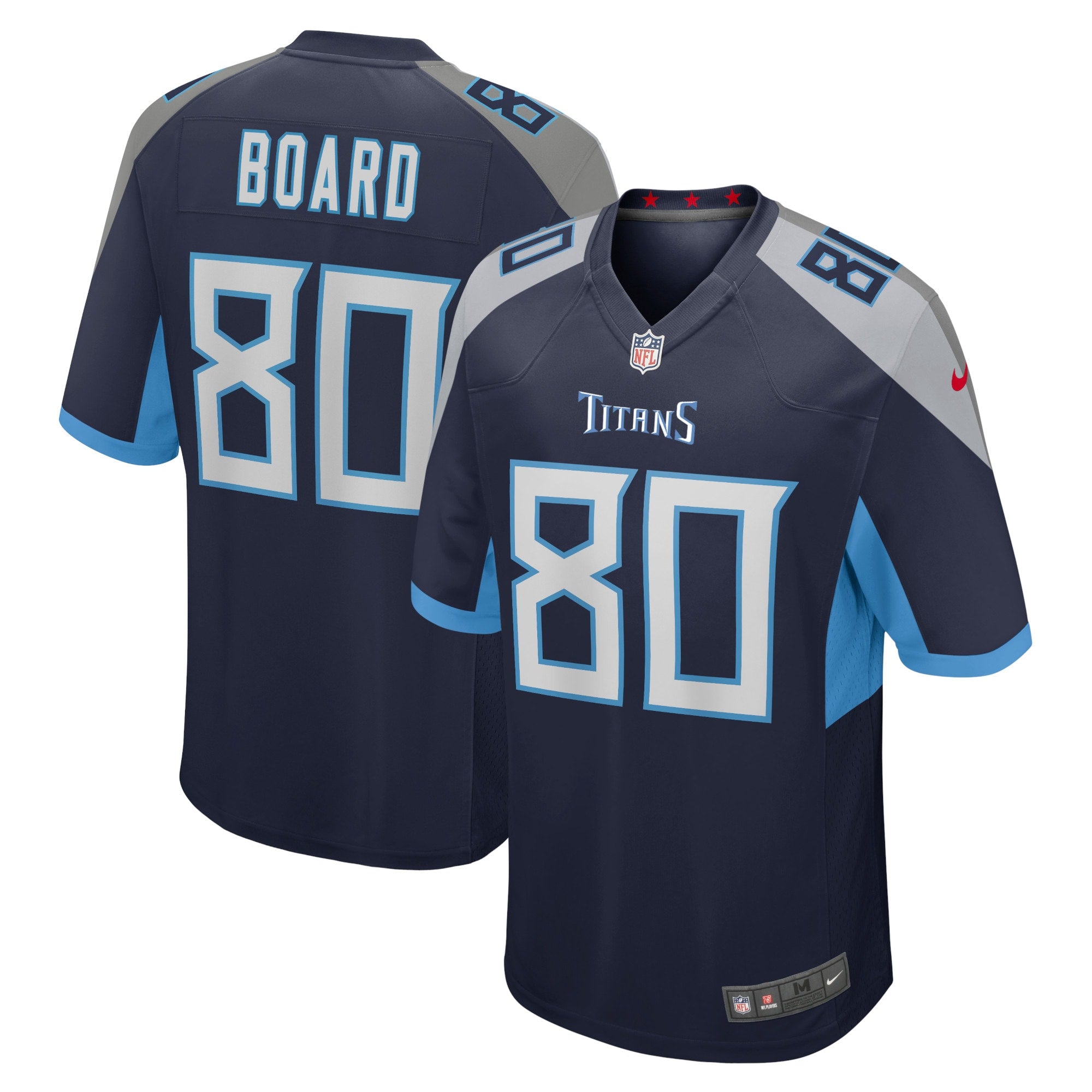 C.J. Board Tennessee Titans Home Game Player Jersey - Navy
