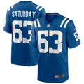 Jeff Saturday Indianapolis Colts Game Retired Player Jersey - Royal