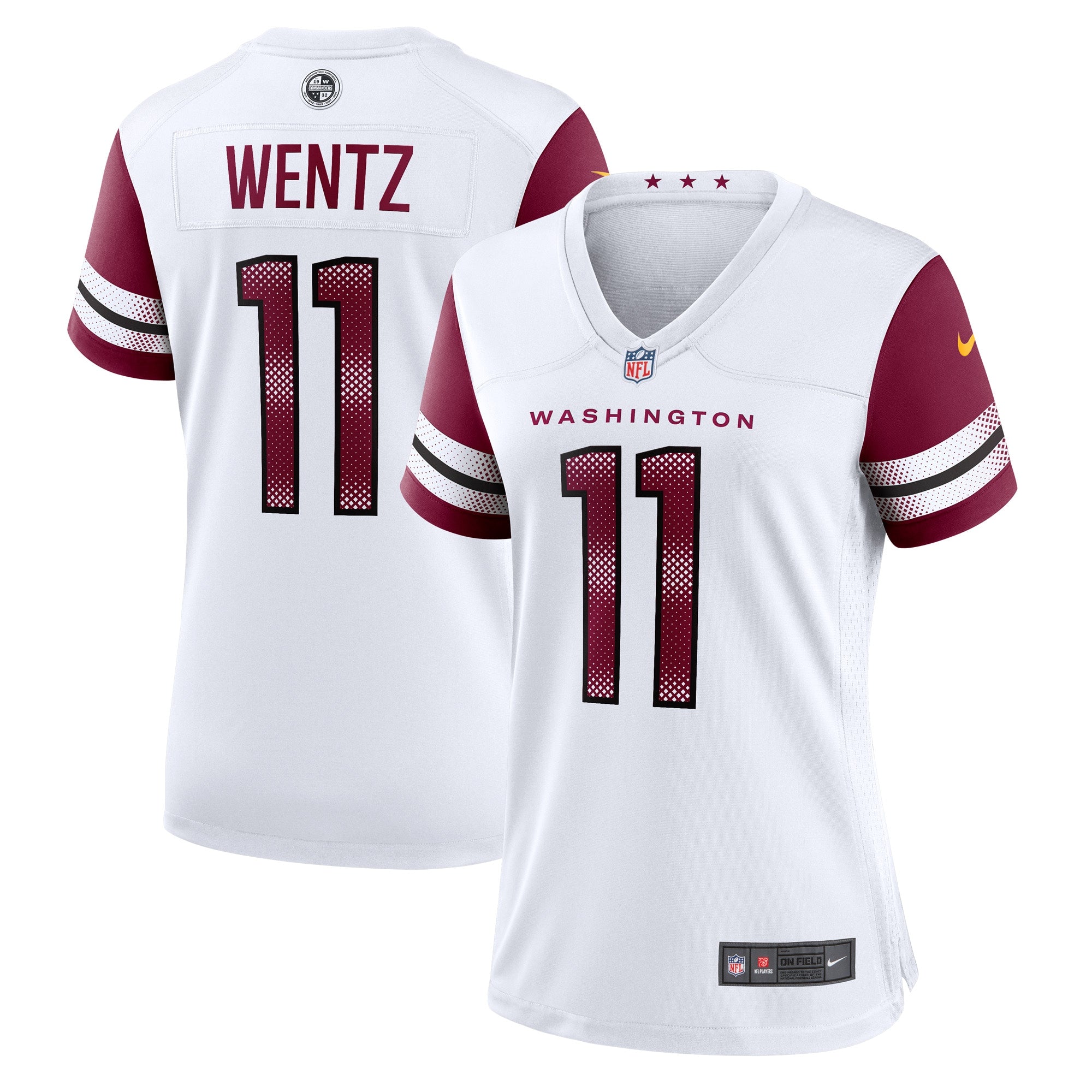 Carson Wentz Washington Commanders Women's Game Jersey - White
