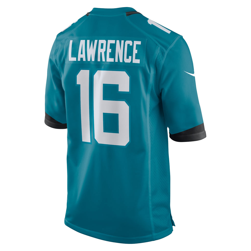 Trevor Lawrence Jacksonville Jaguars Home Game Jersey - Teal
