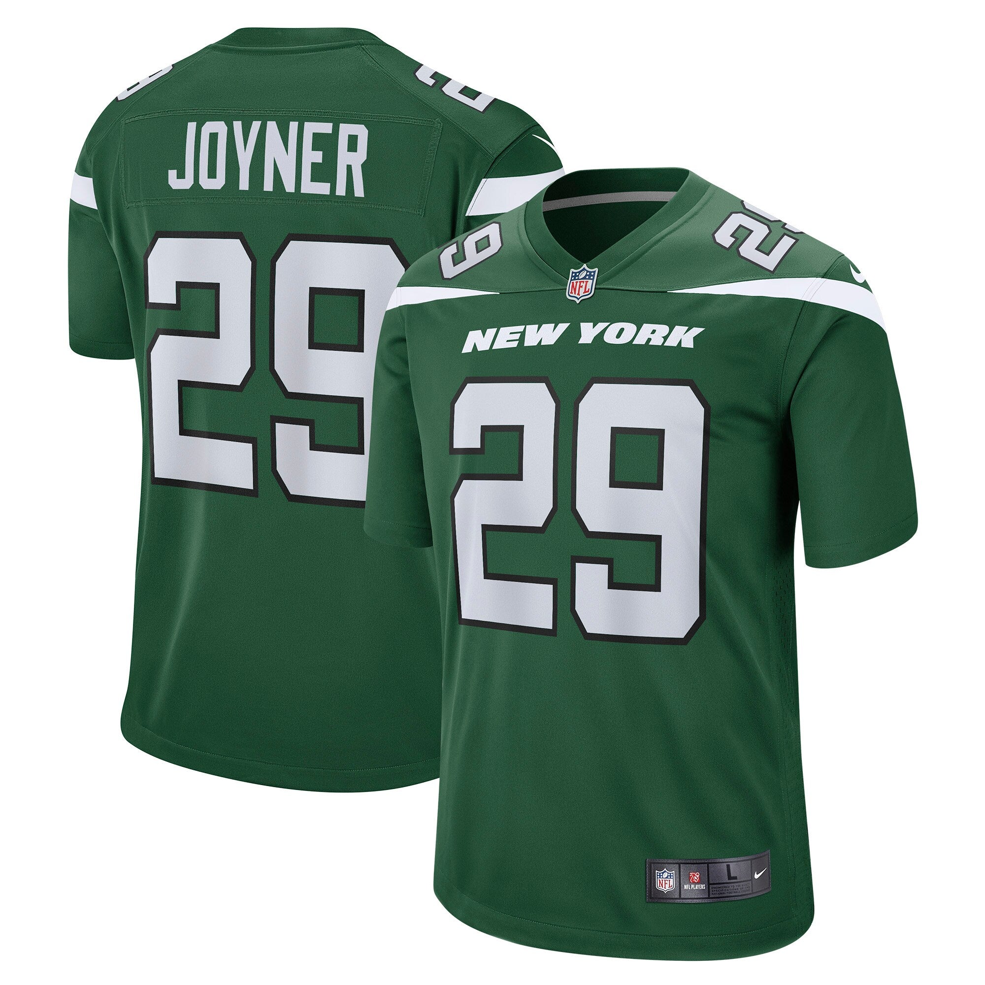 Lamarcus Joyner New York Jets Game Jersey - Gotham Green