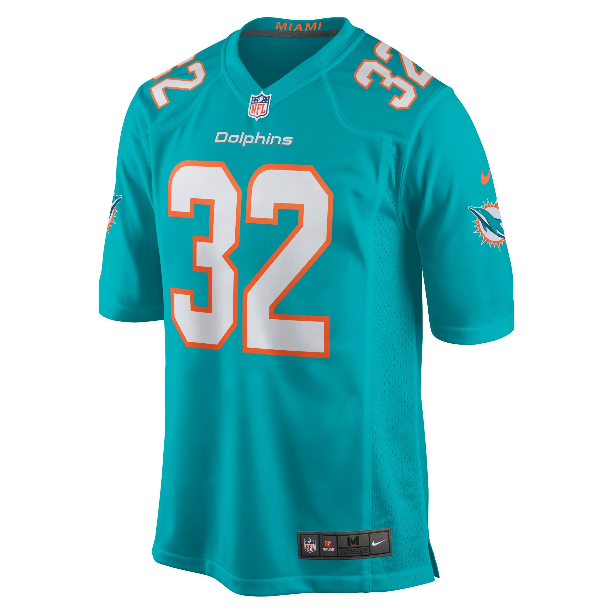 Patrick Laird Miami Dolphins Game Jersey - Aqua