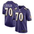 Kevin Zeitler Baltimore Ravens Game Jersey - Purple