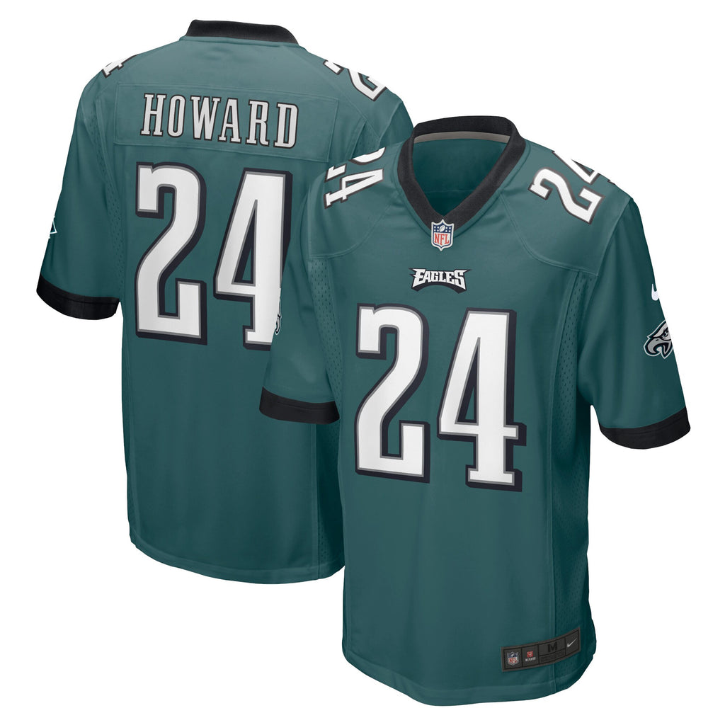 Jordans Howard Philadelphia Eagles Game Player Jersey - Midnight Green