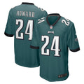 Jordans Howard Philadelphia Eagles Game Player Jersey - Midnight Green