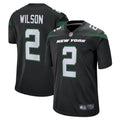 Zach Wilson New York Jets Alternate Game Jersey - Black