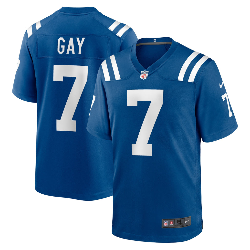 Matt Gay Indianapolis Colts Team Game Jersey - Royal