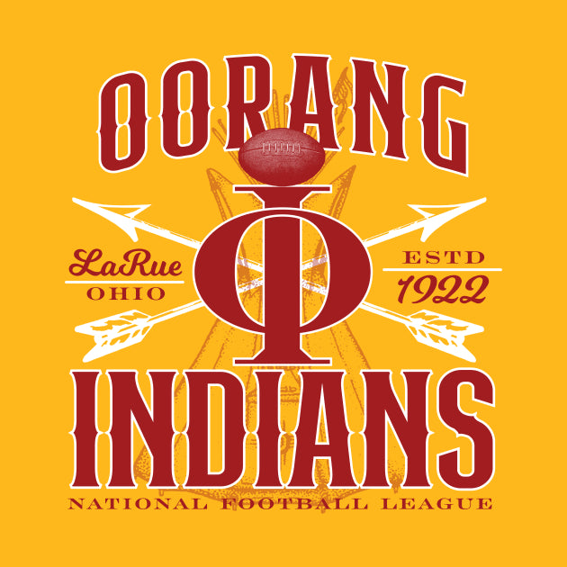 Oorang Indians Football T-Shirt