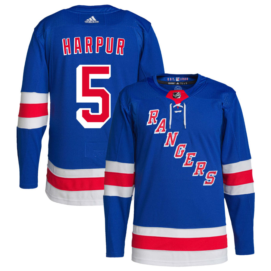 Ben Harpur New York Rangers Home Primegreen Authentic Pro Jersey - Royal