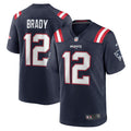 Tom Brady New England Patriots Game Retired Player Jersey - Navy
