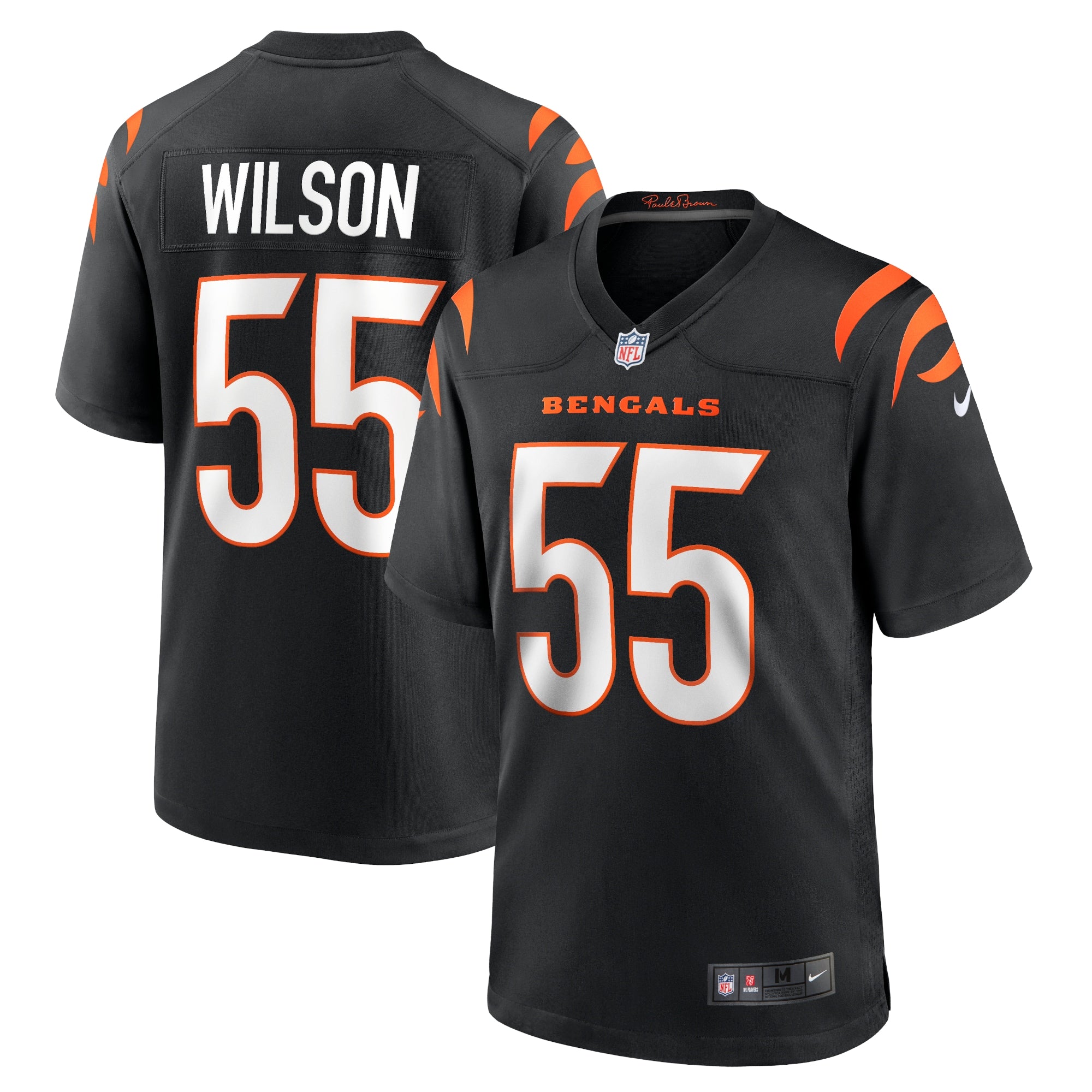 Logan Wilson Cincinnati Bengals Game Jersey - Black