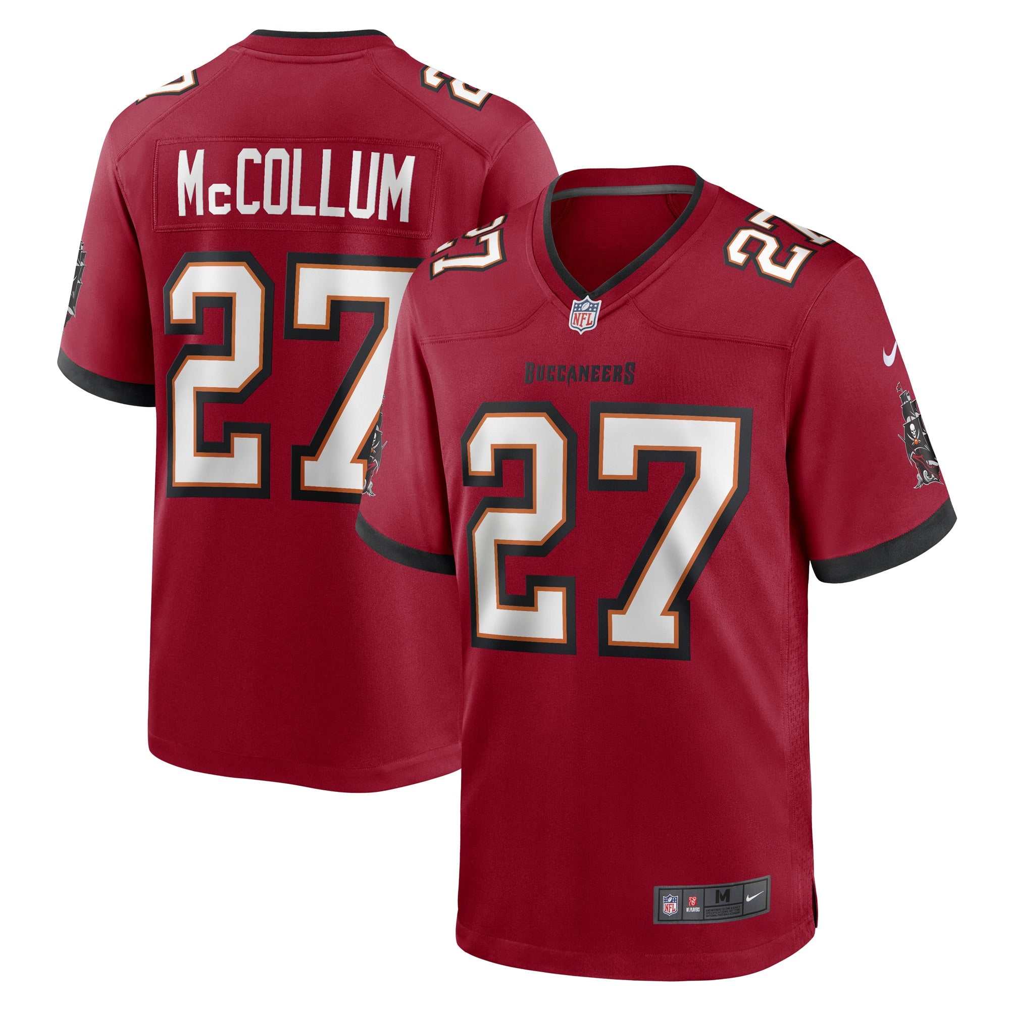Zyon McCollum Tampa Bay Buccaneers Game Player Jersey - Red