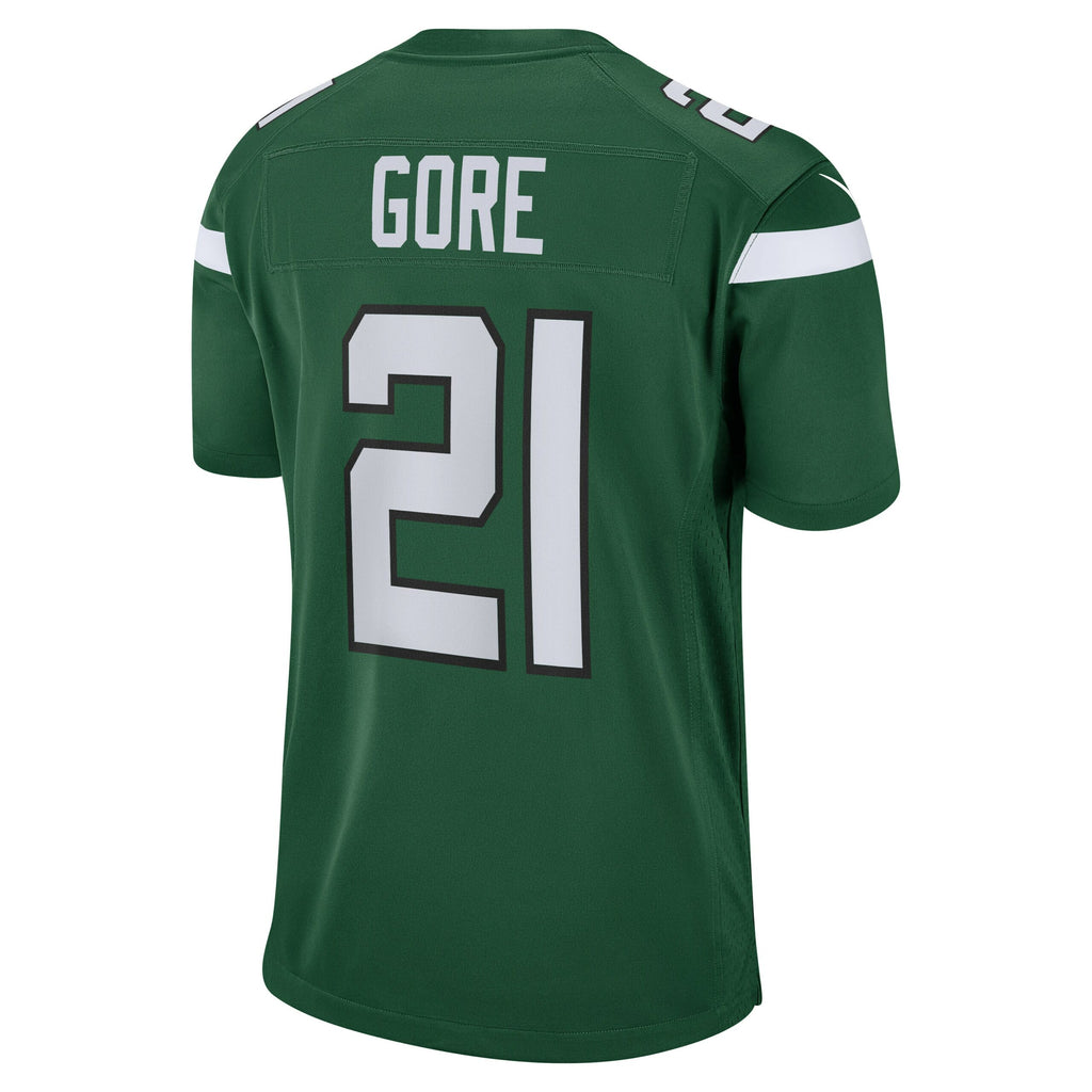 Frank Gore New York Jets Team Game Jersey - Gotham Green