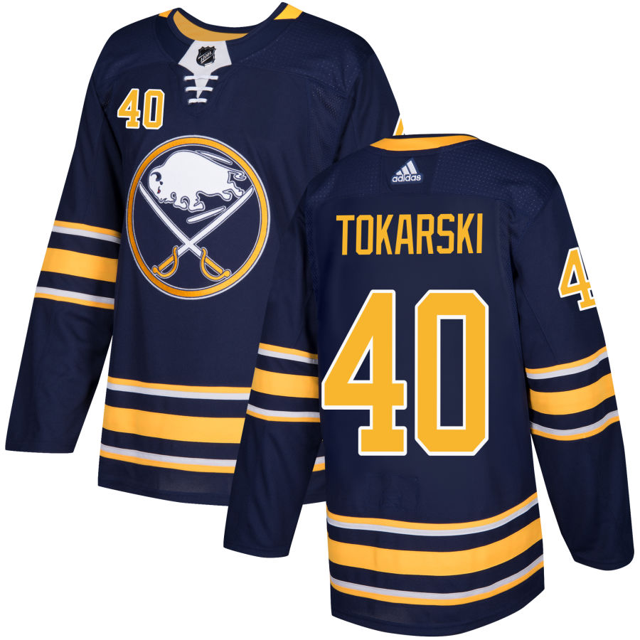Dustin Tokarski Buffalo Sabres Authentic Jersey - Navy