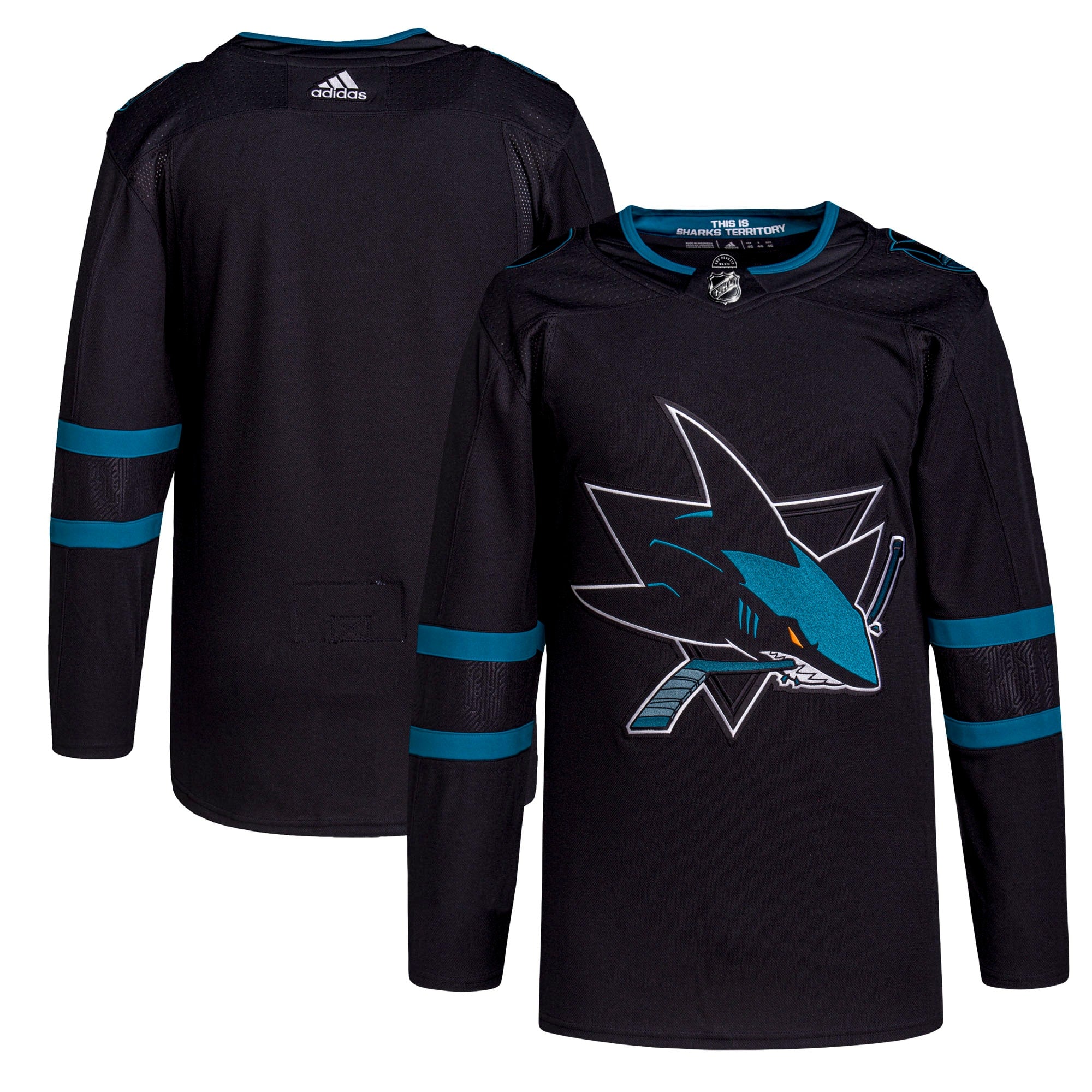 San Jose Sharks Alternate Primegreen Authentic Pro Jersey - Black
