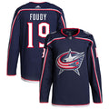 Liam Foudy Columbus Blue Jackets Home Primegreen Authentic Pro Jersey - Navy