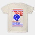 Chicago Bears 1978   --- Vintage Faded Look Design T-Shirt