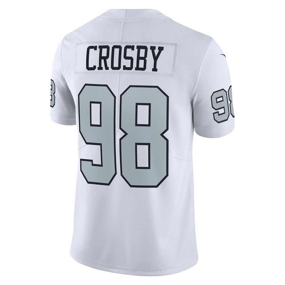Men's Las Vegas Raiders Maxx Crosby Vapor Jersey - White