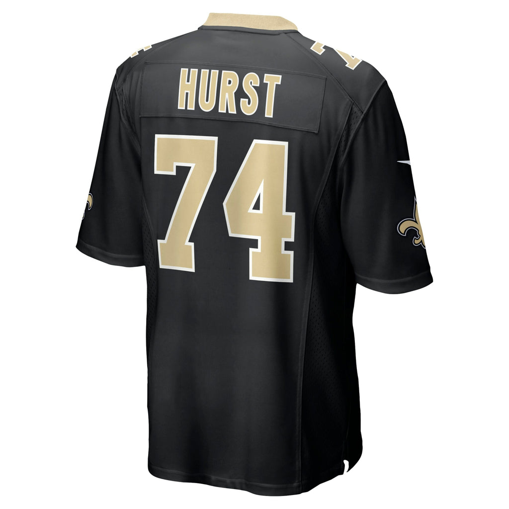 James Hurst New Orleans Saints Game Jersey - Black