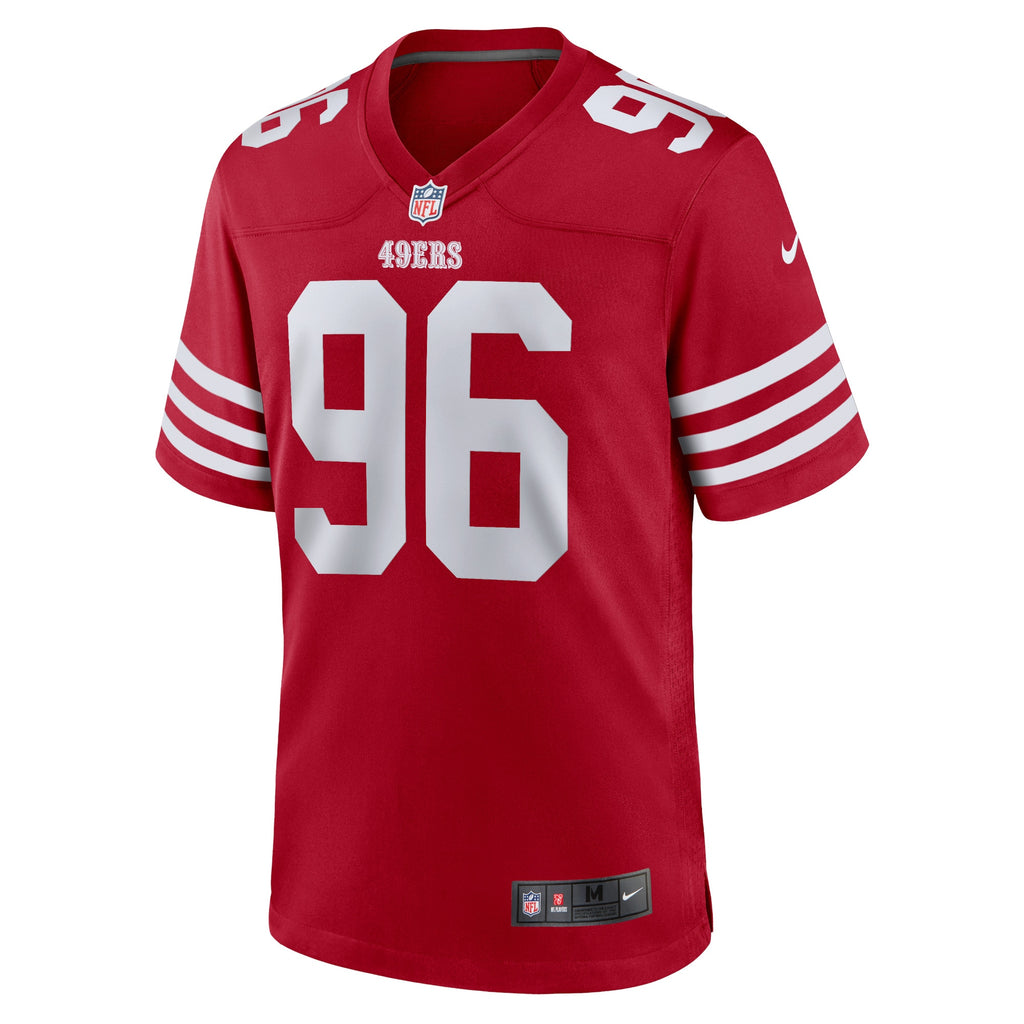 T.Y. McGill San Francisco 49ers Home Game Player Jersey - Scarlet