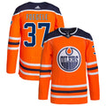Warren Foegele Edmonton Oilers Home Authentic Pro Jersey - Orange