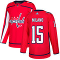 Sonny Milano Washington Capitals Authentic Jersey - Red